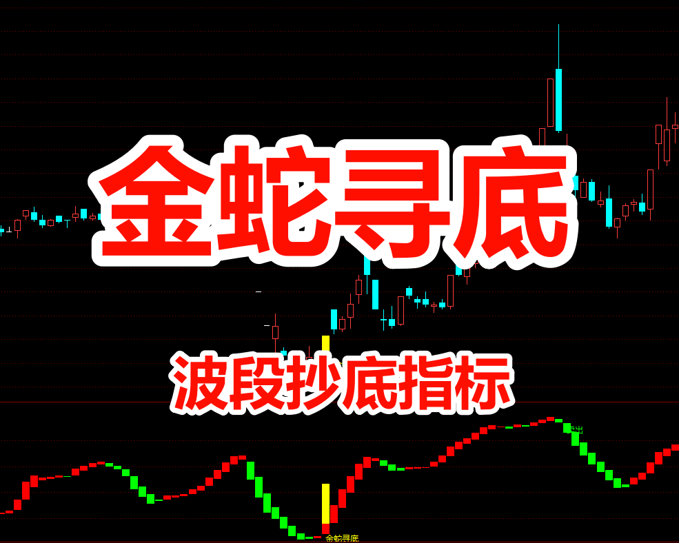 通达信《金蛇寻底》全套指标 底部确认波段抄底助力指标